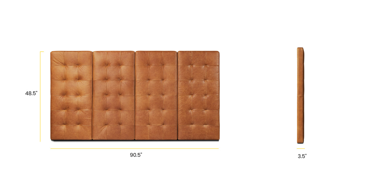 Saddle Tan/King, dimensions