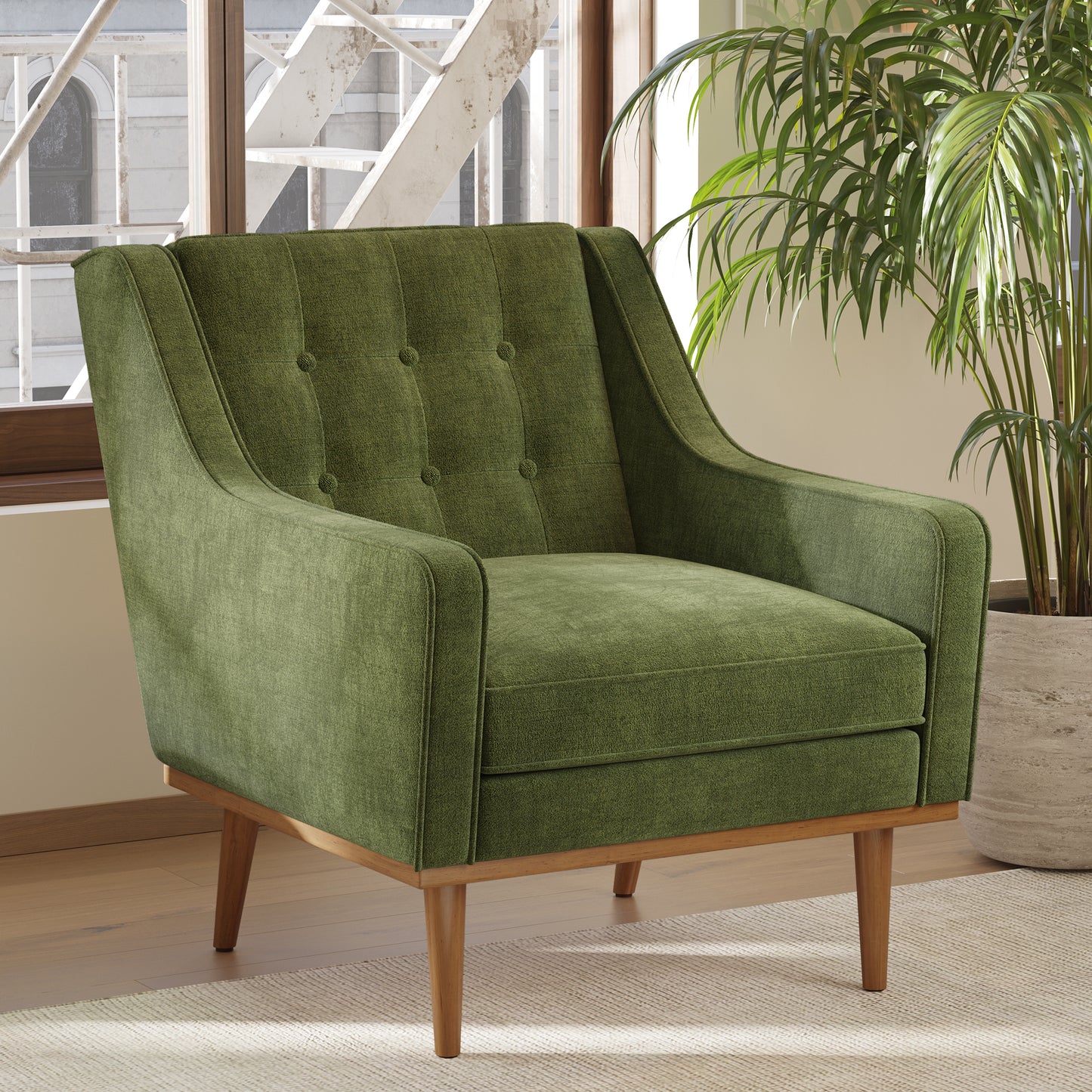 Gus Fabric Lounge Chair