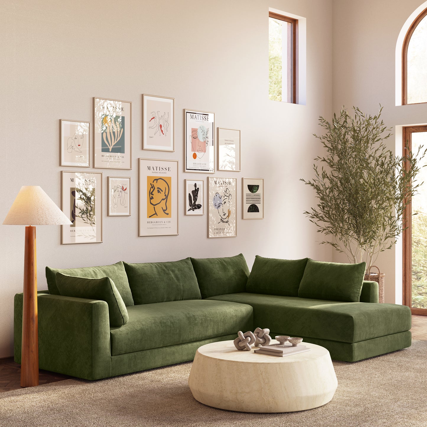 Marcel Right-Facing Corner Sectional