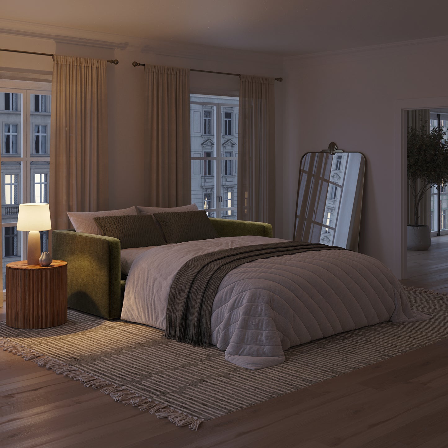 Napa 82" Pull-Out Sofa Bed