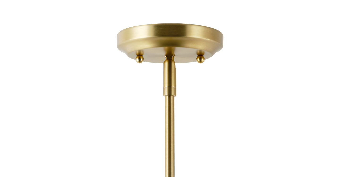 Brushed Brass/Clear,