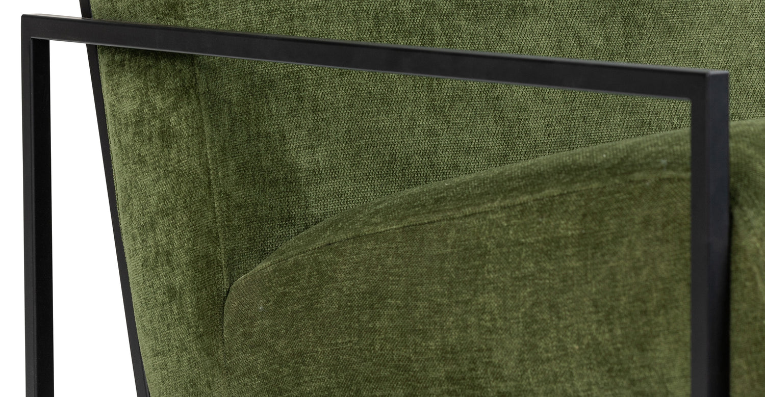 Distressed Green Velvet