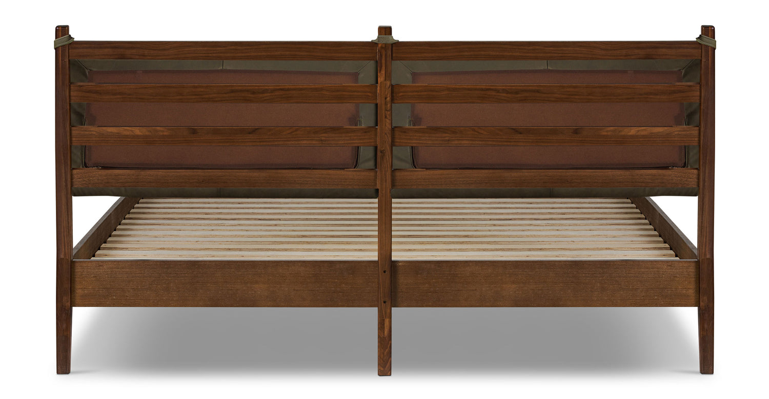 Truro Bed Headboard Cushion Set Olivine Green/King