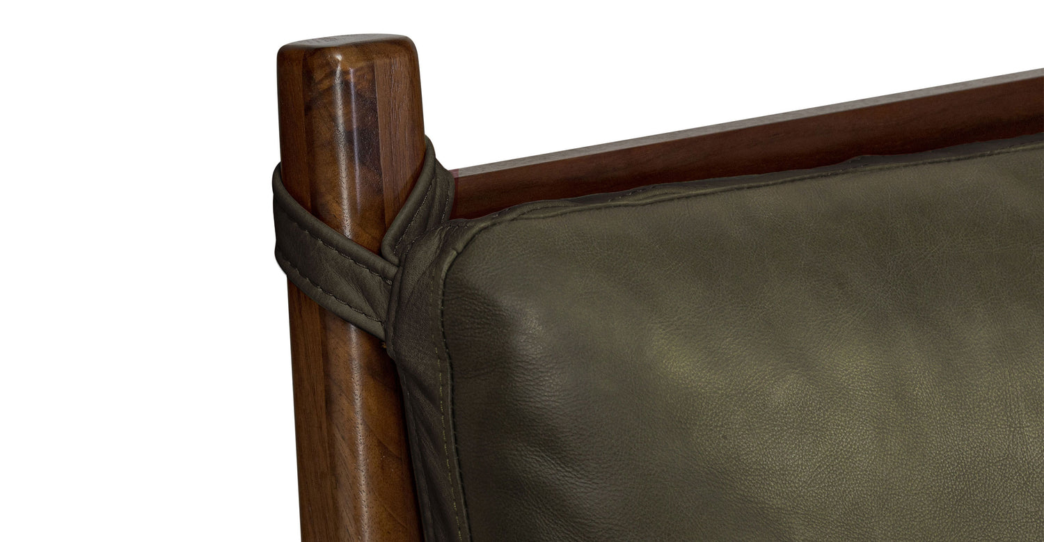 Truro Bed Headboard Cushion Set Olivine Green/King