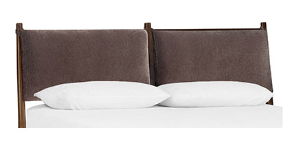 Truro Fabric Bed Headboard Cushion Set Collection, Willow Brown/King