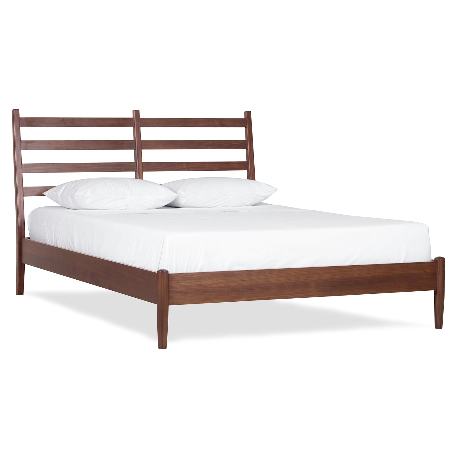 Truro Bed Frame with Fabric Headboard Cushions Willow Brown/King