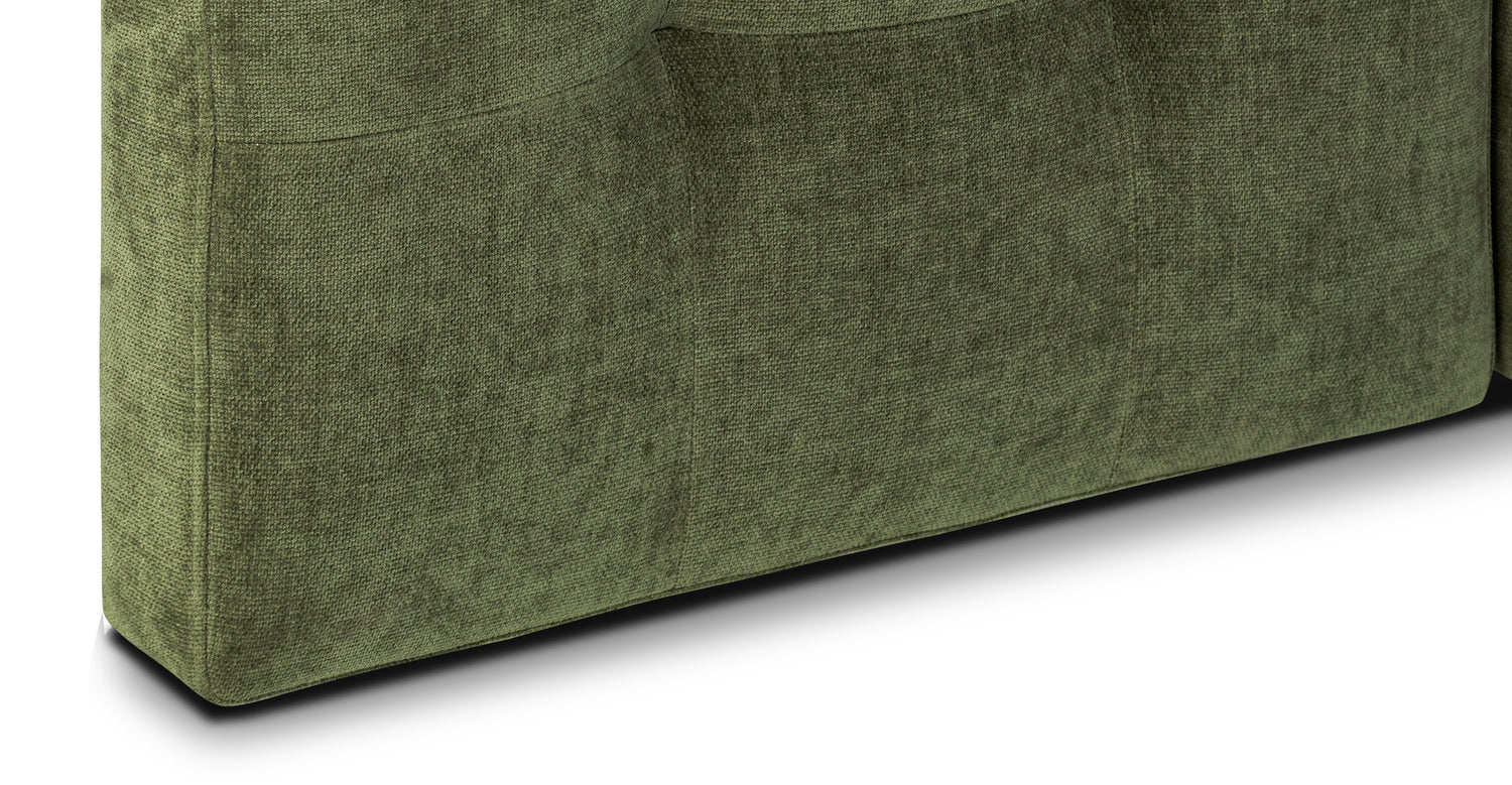 Distressed Green Velvet/Queen
