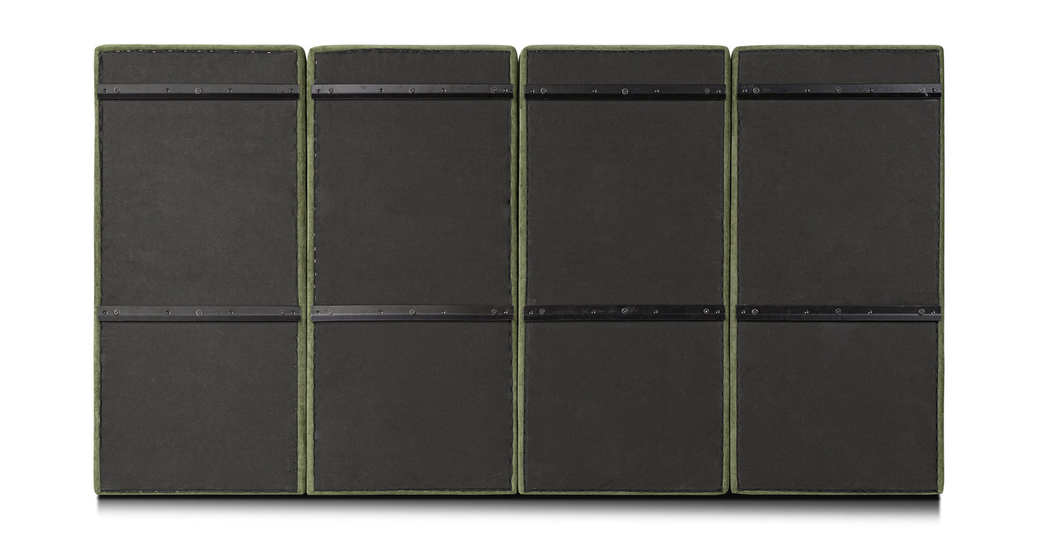 Distressed Green Velvet/King