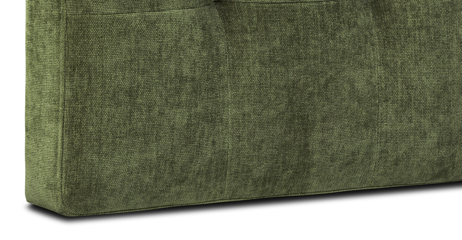 Distressed Green Velvet/King