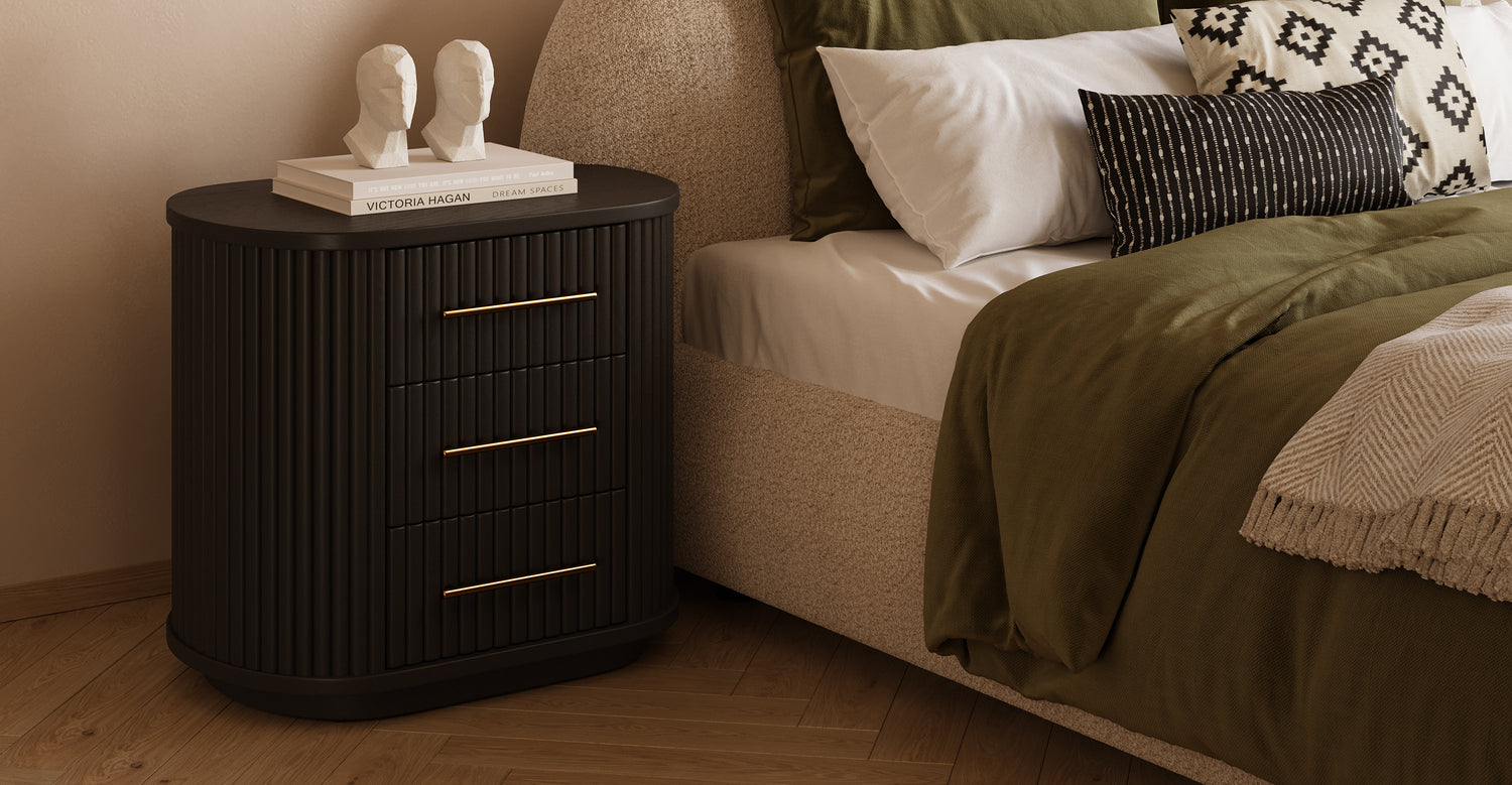 Noir Nightstand Black