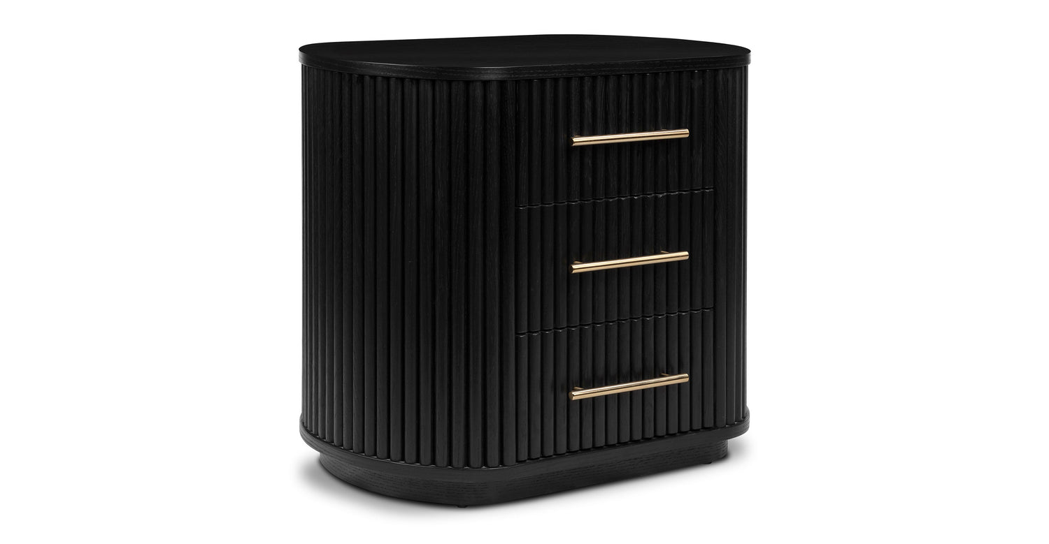 Noir Nightstand Black
