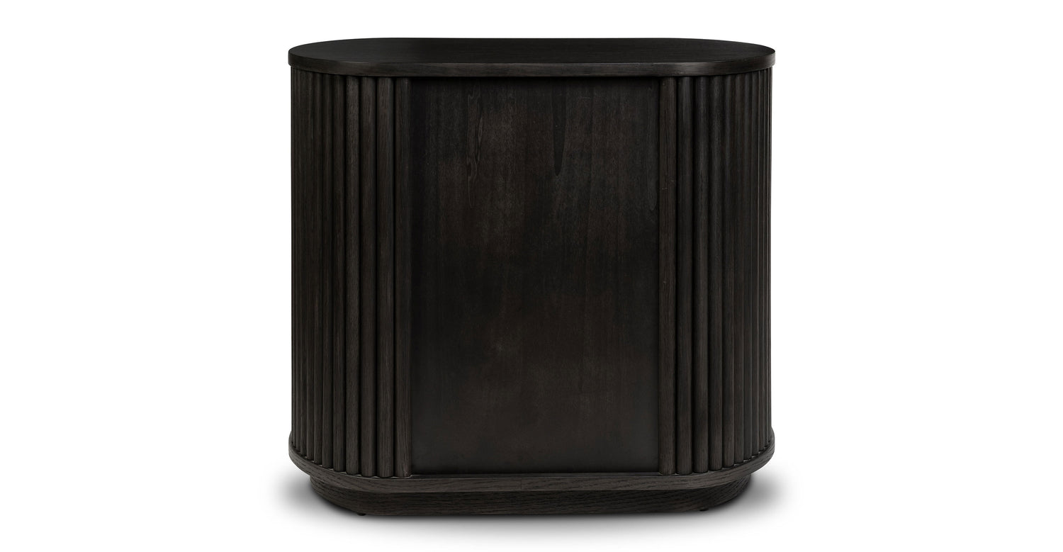Noir Nightstand Ebony Brown