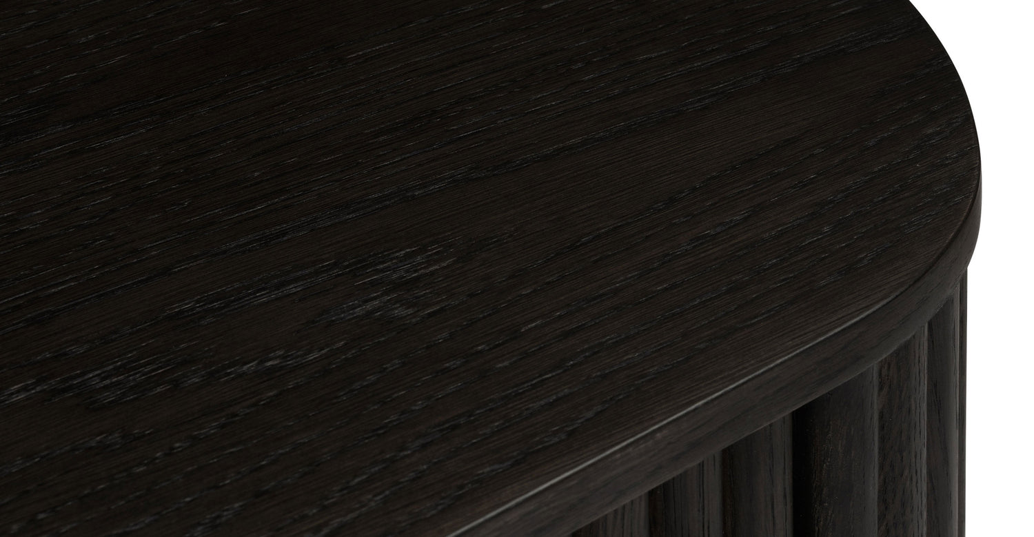 Noir Nightstand Ebony Brown