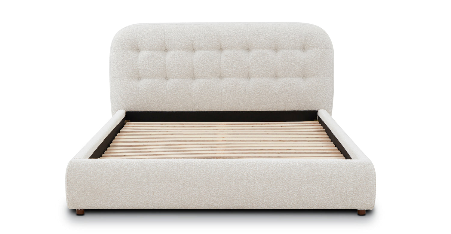 Froth White Boucle/Queen