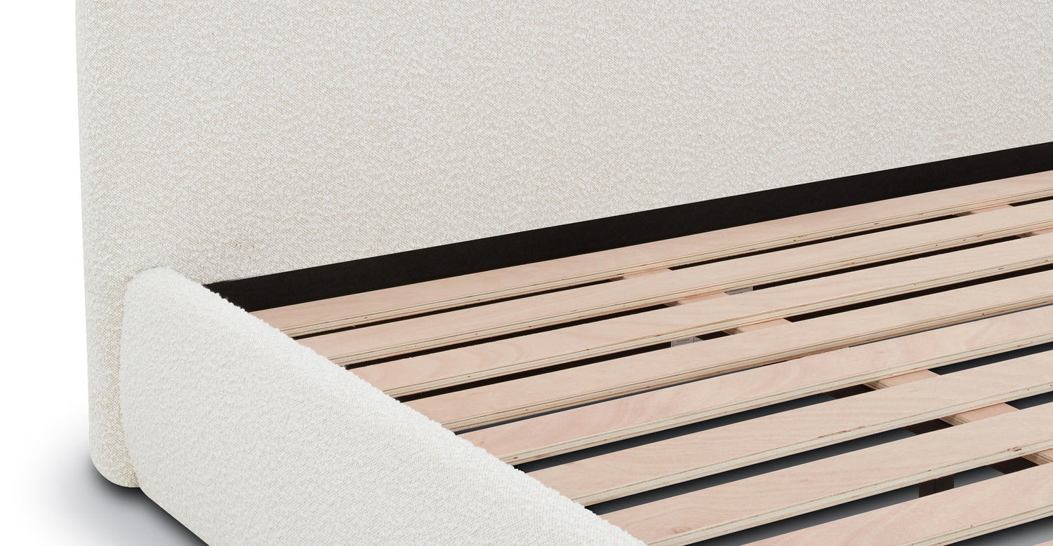 Froth White Boucle/King