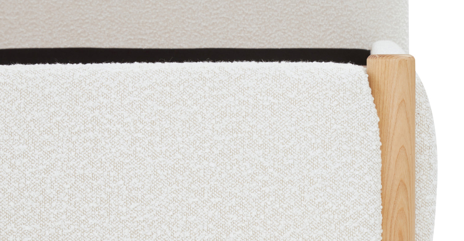 Froth White Boucle/King
