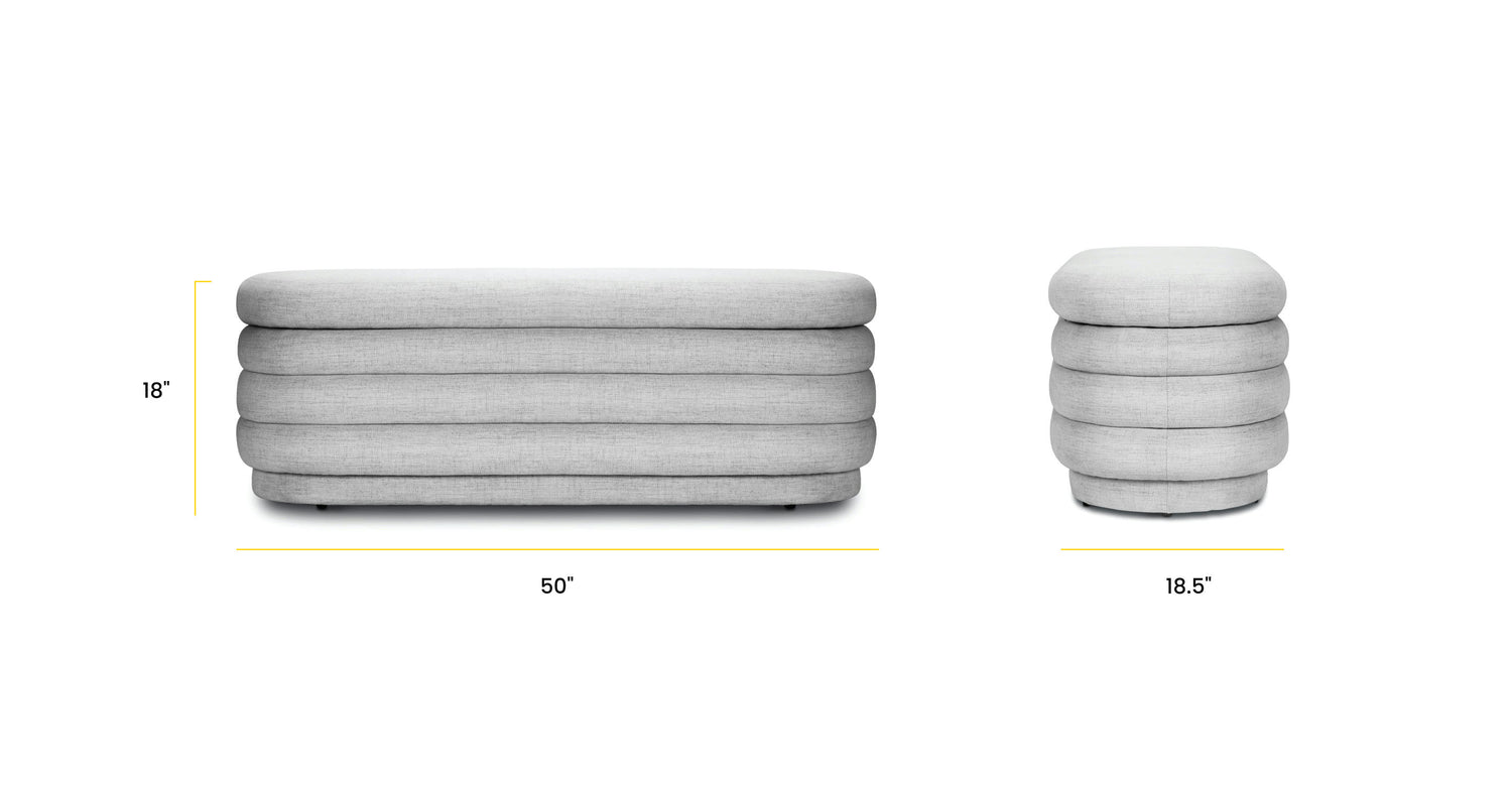Seashell Grey, dimensions