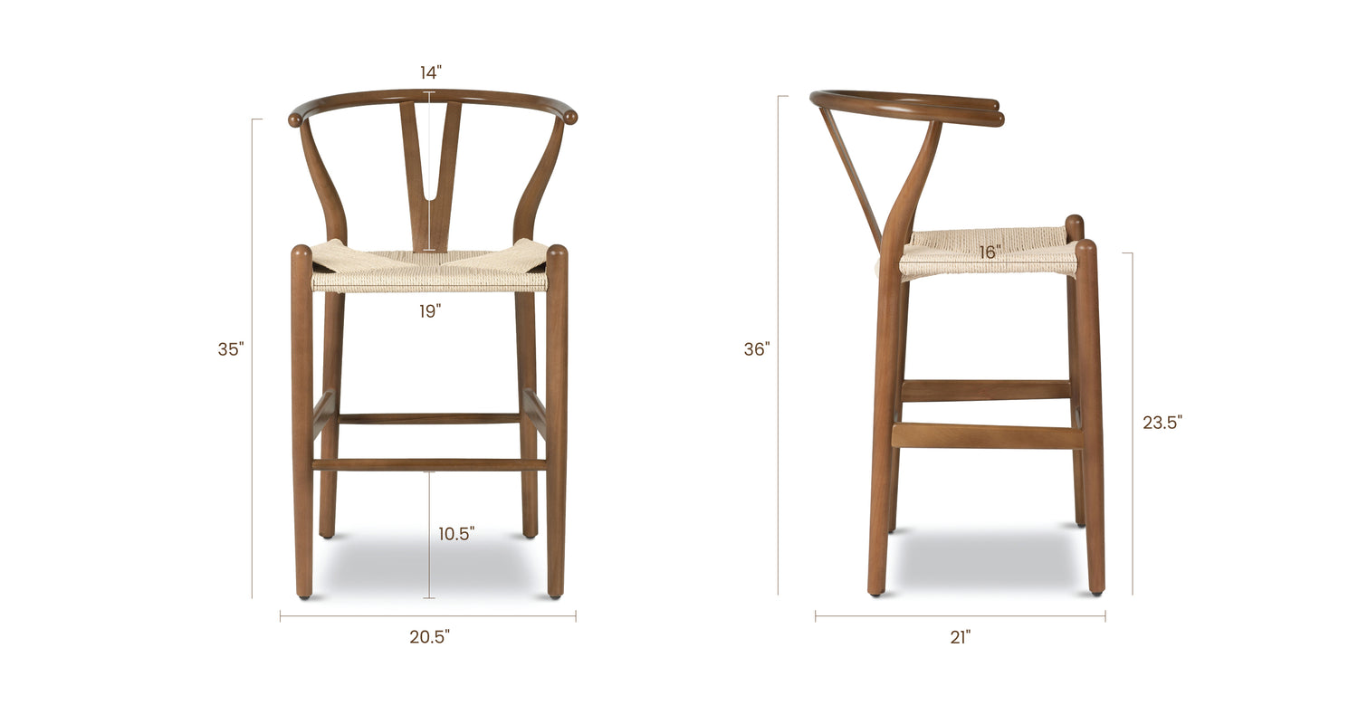 Walnut, dimensions