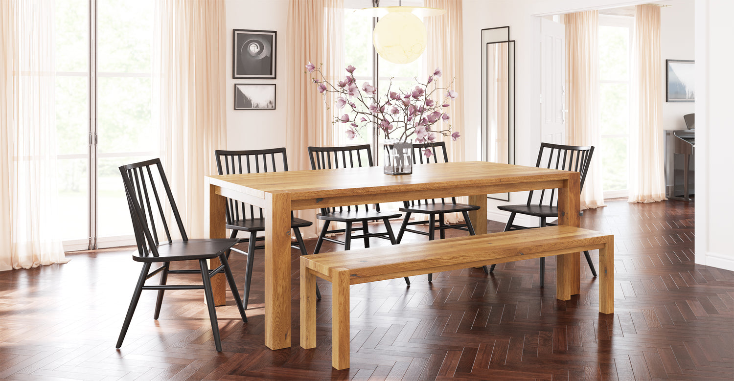 Oak wood dining room sets 2025