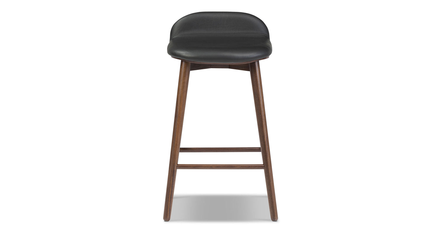 Notello Leather Counter Stool – Poly Bark - Main Image