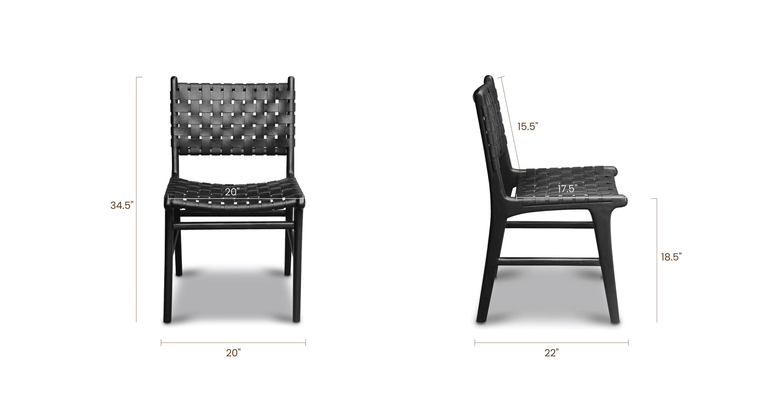 Havana Black, dimensions