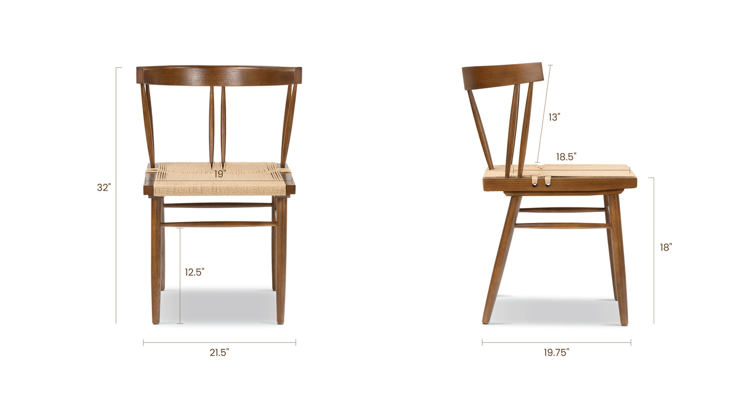 Walnut, dimensions