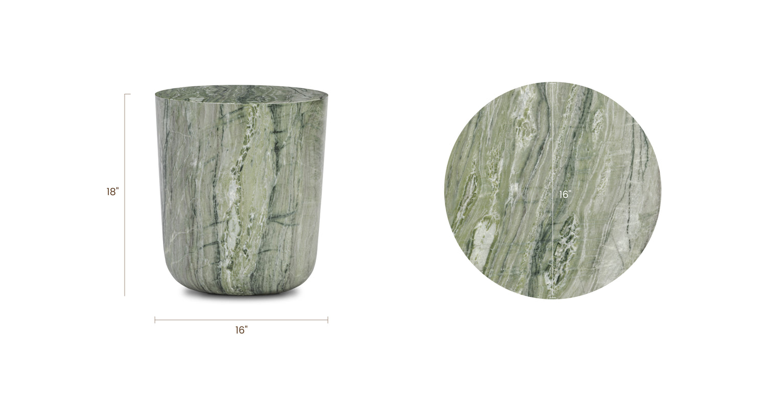 Seaweed Green, dimensions