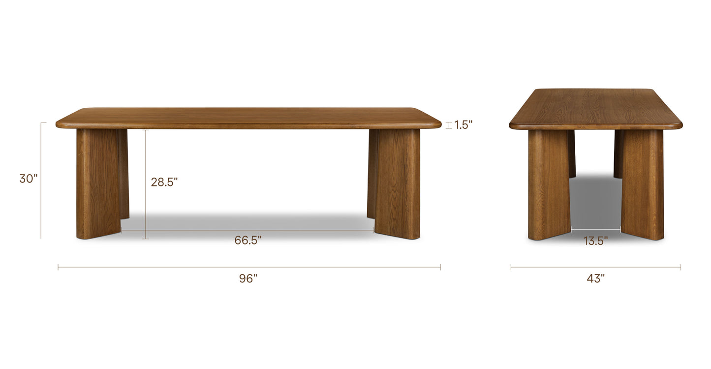 Reposado Oak, dimensions