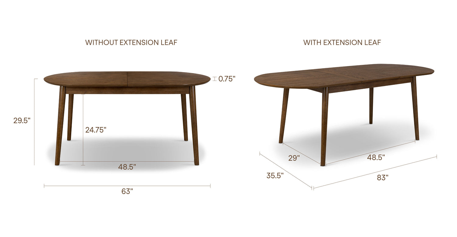 Svalbard Extendable Dining Table (63