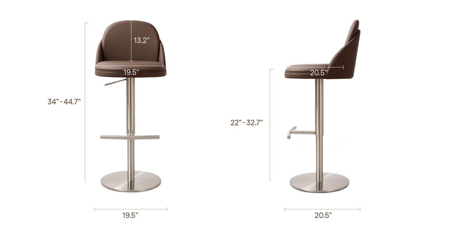 Mink Brown, dimensions