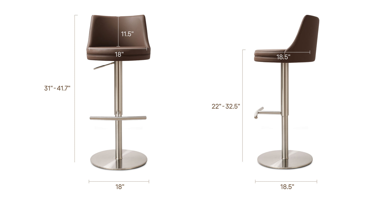 Mink Brown, dimensions