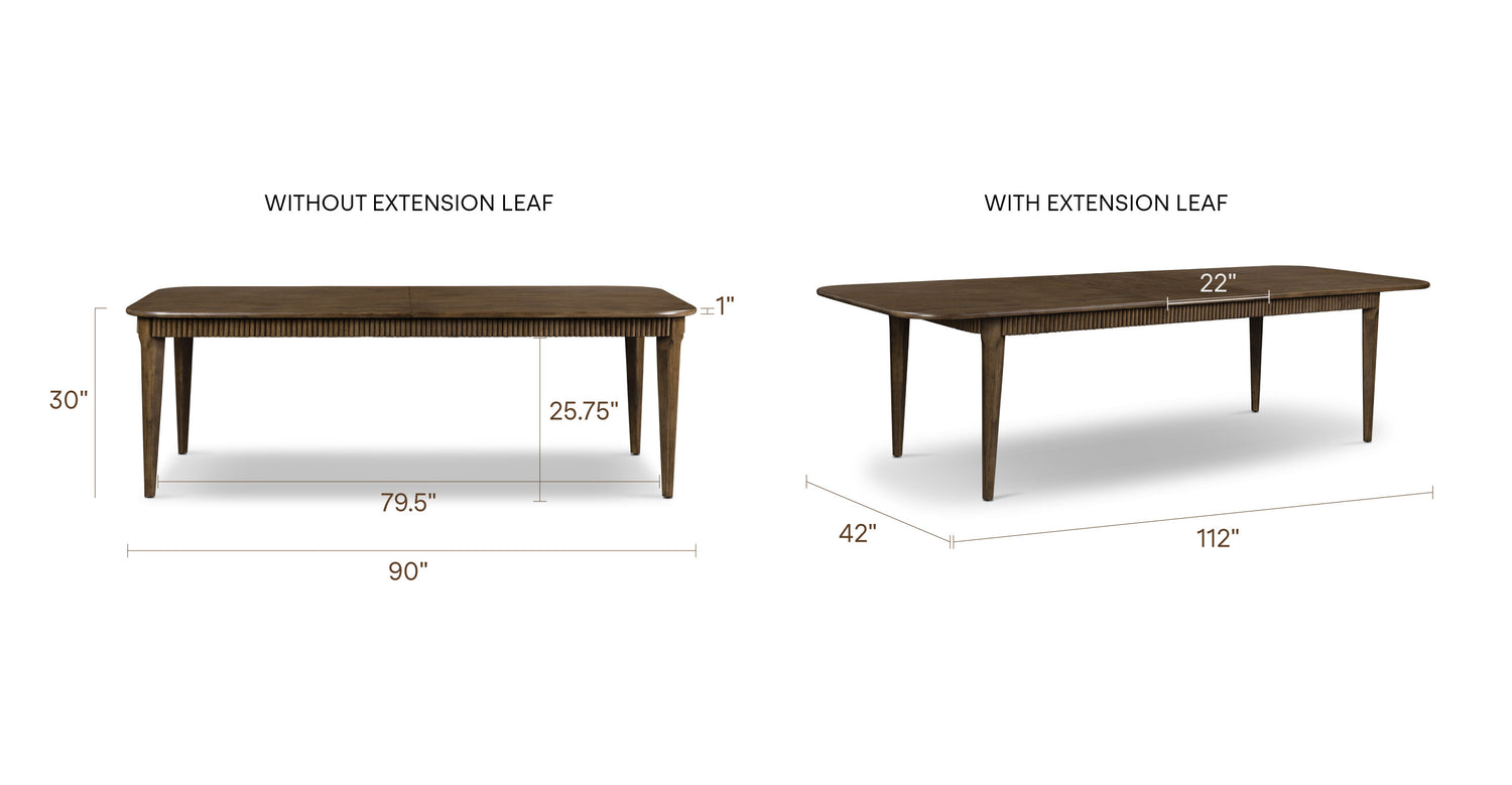 Deja Extension Dining Table (90