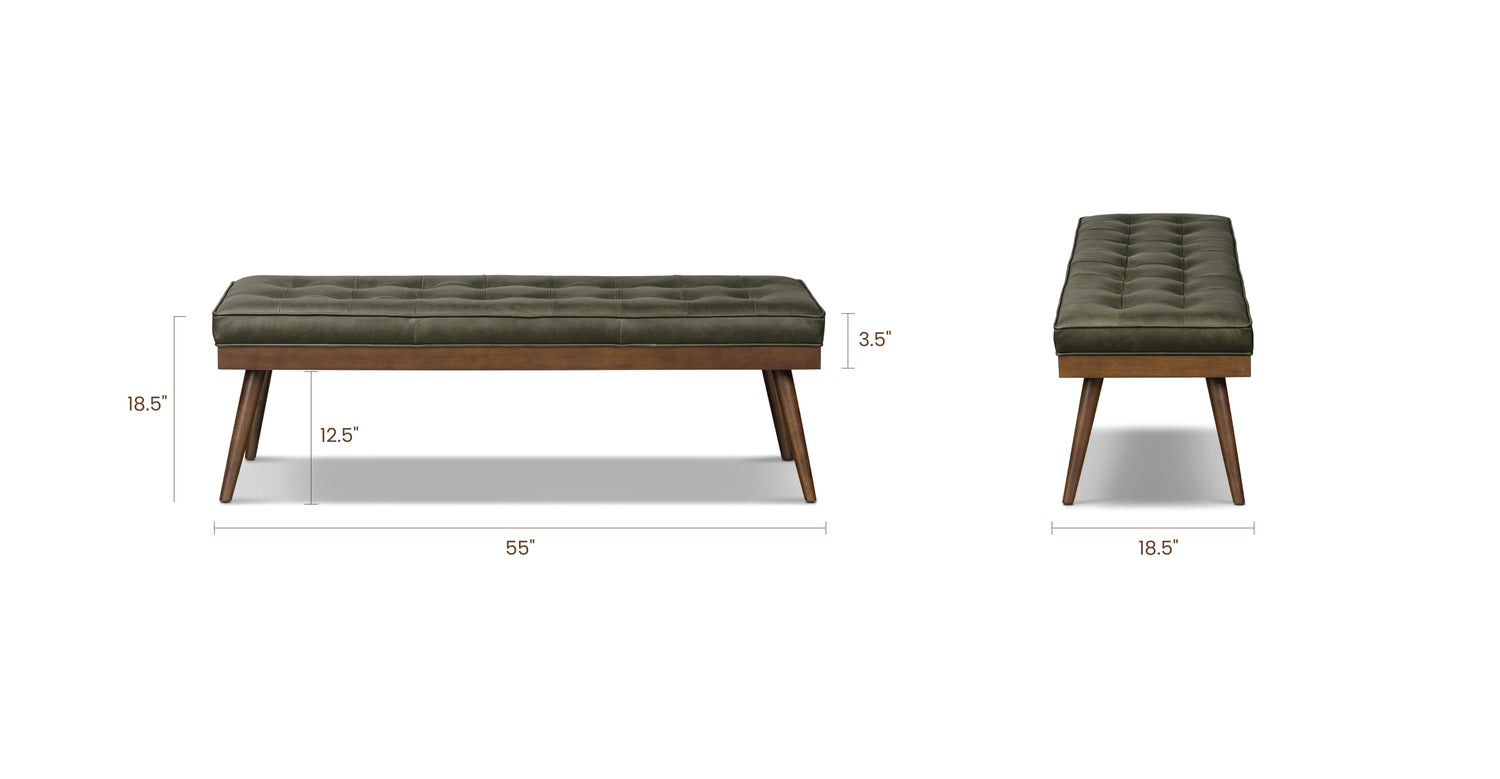 Olivine Green, dimensions