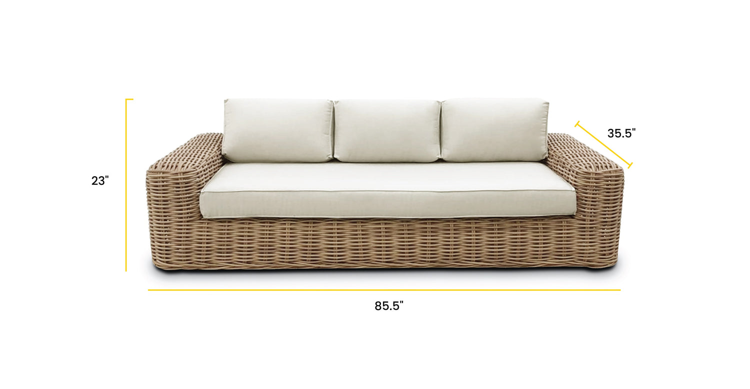 3 seater outdoor sofa cheap