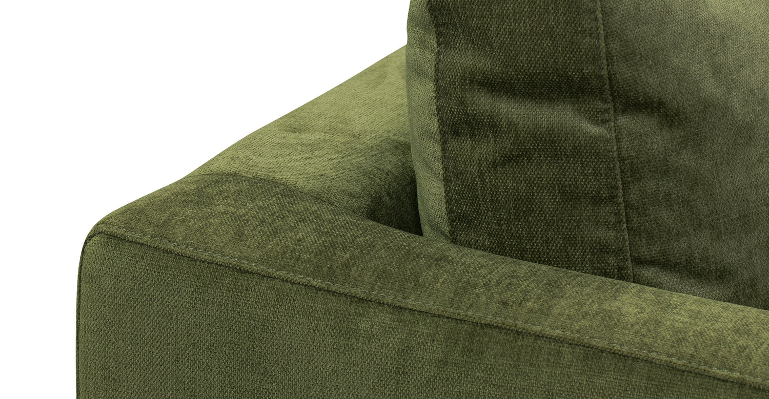 Napa Velvet Lounge Chair Distressed Green Velvet/Set of 2