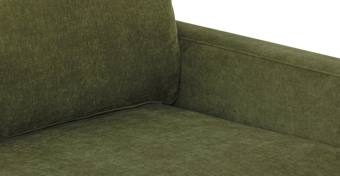 Distressed Green Velvet