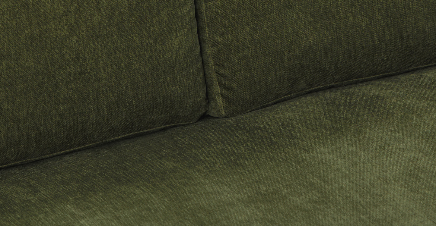 Distressed Green Velvet