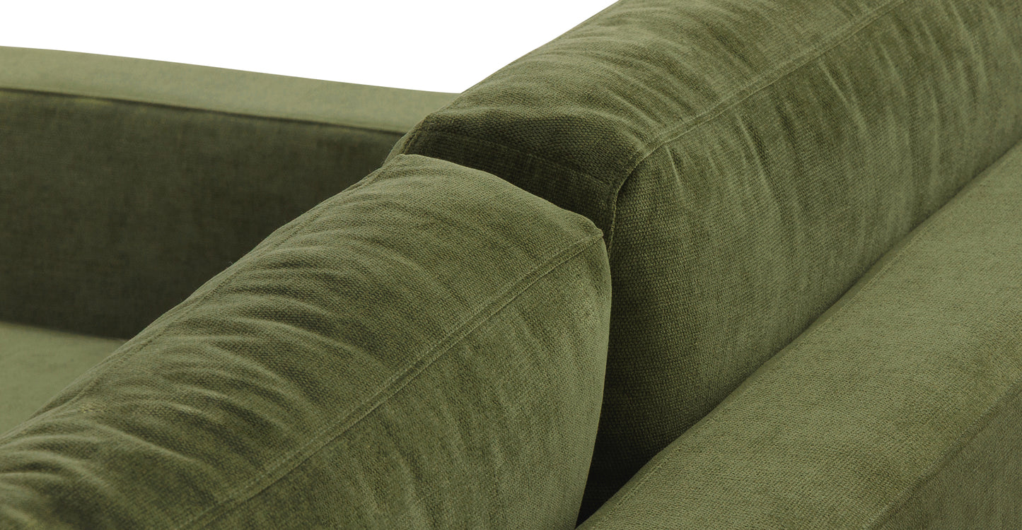 Distressed Green Velvet