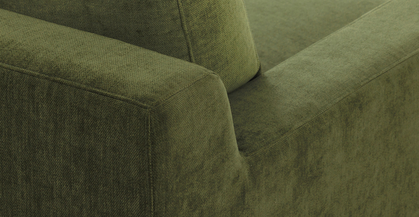 Distressed Green Velvet