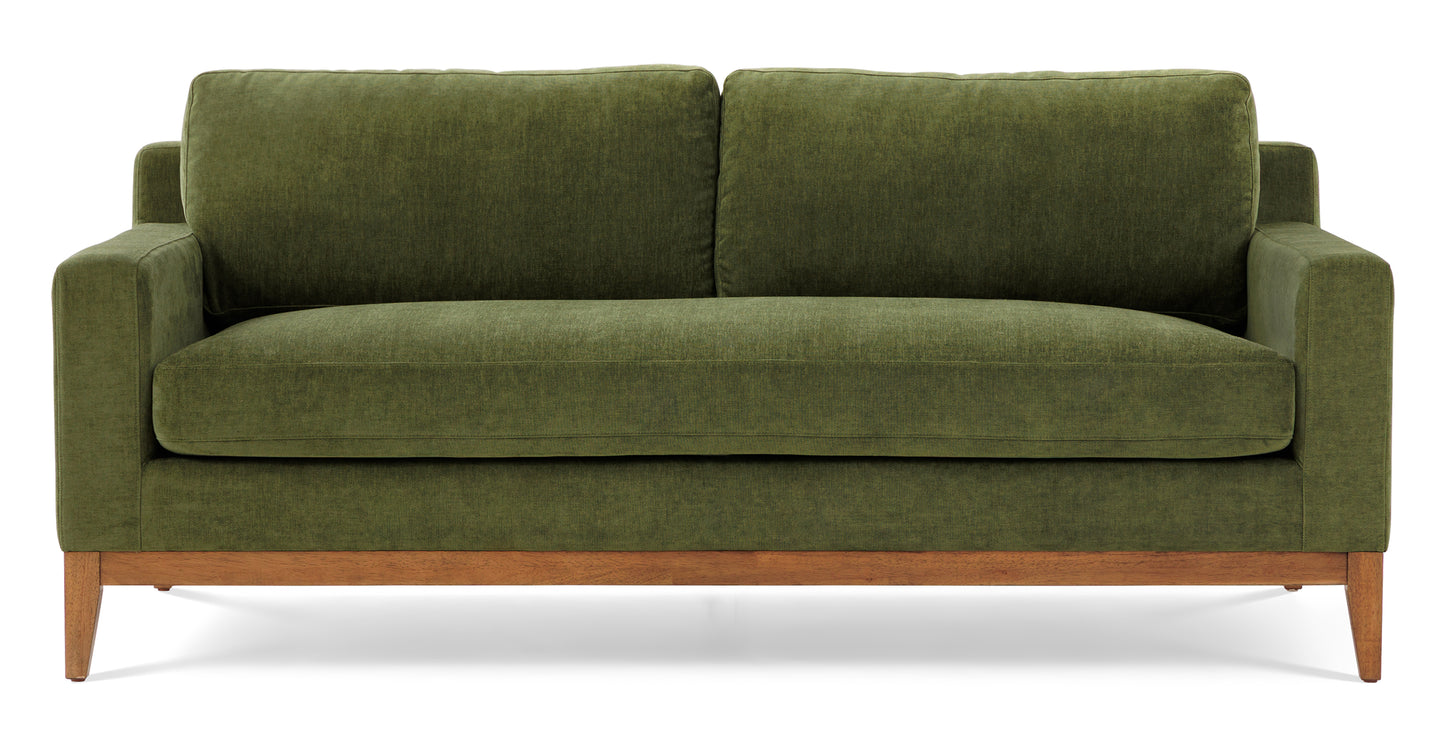 Distressed Green Velvet