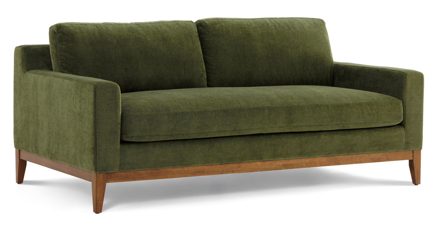 Distressed Green Velvet