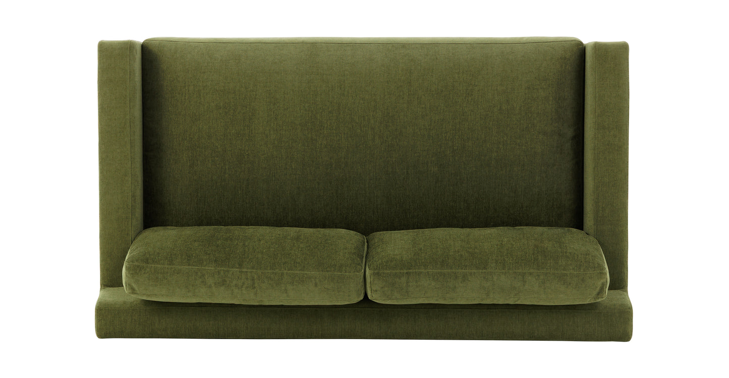 Distressed Green Velvet