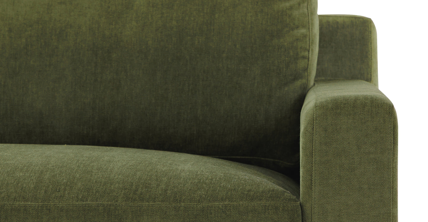 Distressed Green Velvet