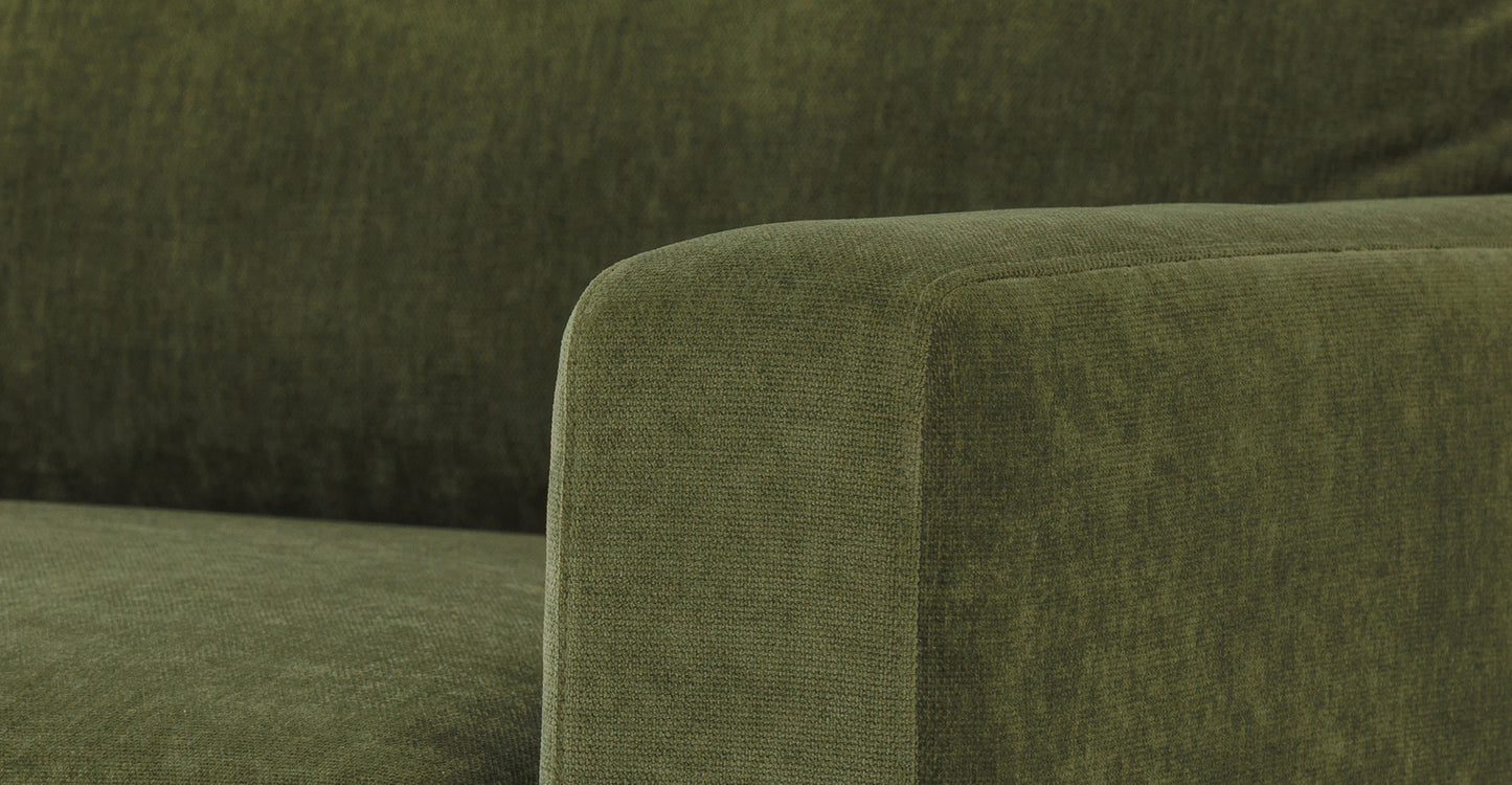 Distressed Green Velvet