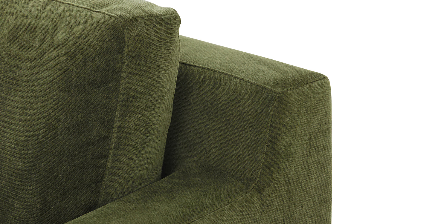 Distressed Green Velvet