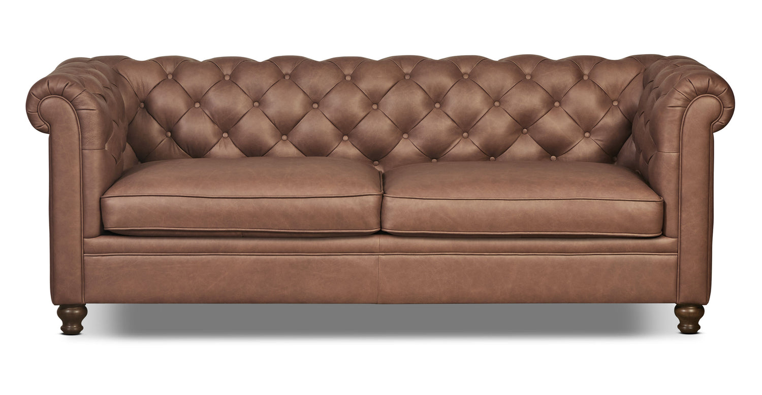 Lyon Sofa Caramel Brown