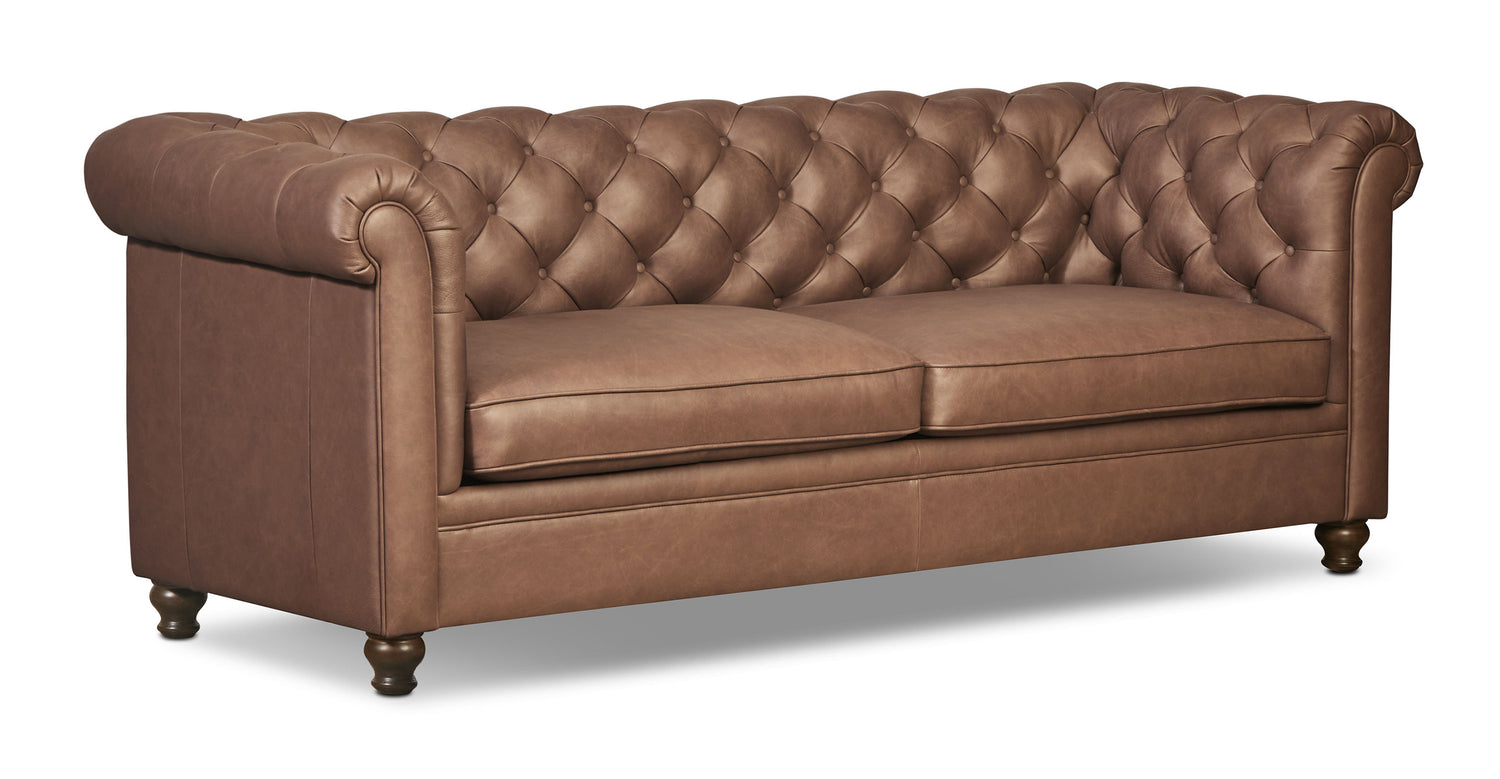 Lyon Sofa Caramel Brown