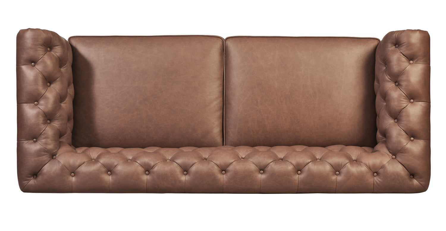 Lyon Sofa Caramel Brown