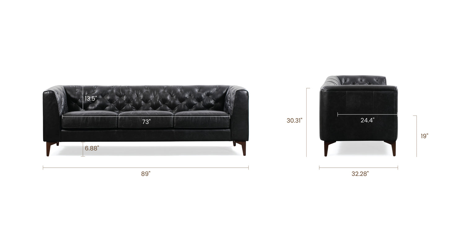 Onyx Black, dimensions