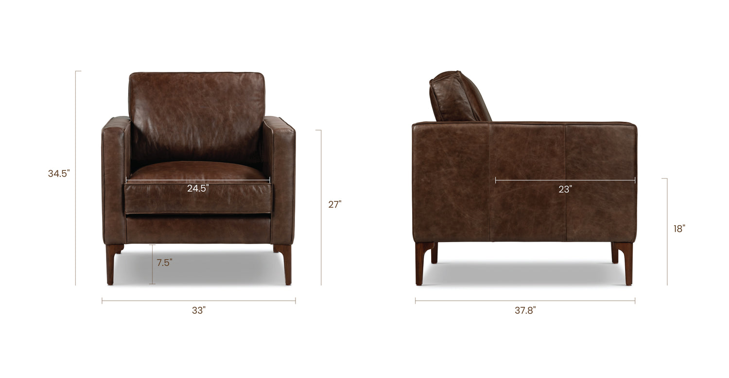 Chocolate Brown, dimensions